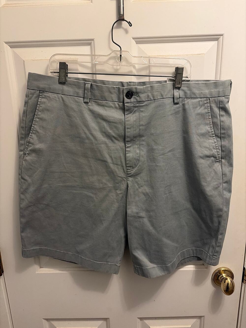 Vineyard Vines Breaker Shorts Men 38 Gray Stretch Chino Casual Flat Front Golf